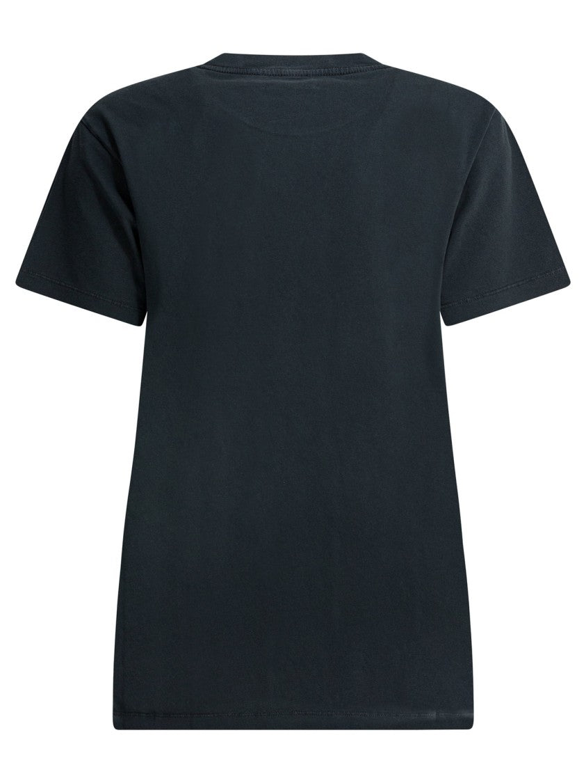 Isabel Marant Étoile Cotton T-Shirt With Relaxed Fit And Subtle Logo