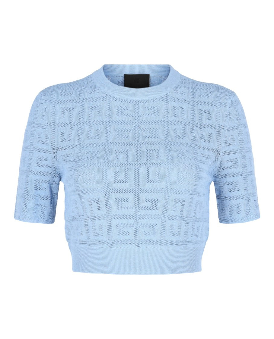 Givenchy 4G Monogram Crop Sweater