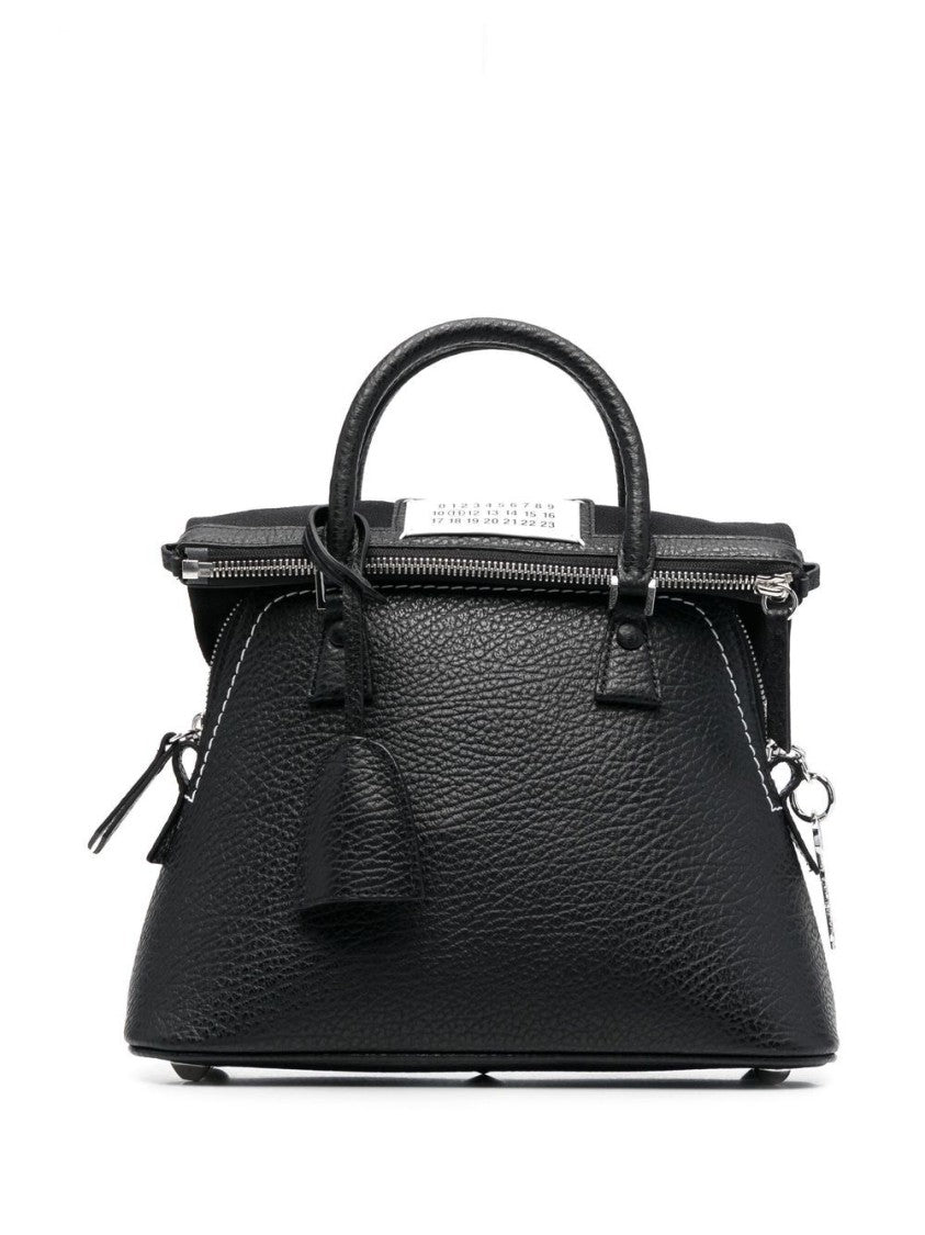 Maison Margiela Black Mini 5Ac Classique Handbag