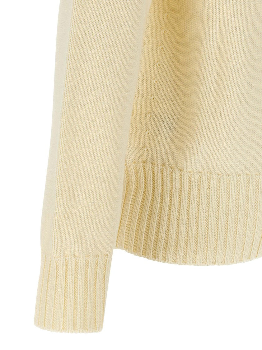 Givenchy Cotton Crewneck Sweater With Tone-On-Tone Embroidered Logo