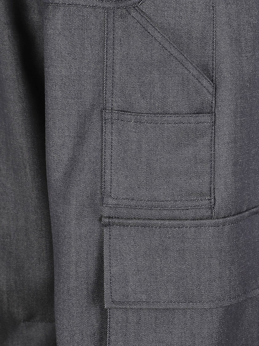 Balenciaga Mid-Rise Cargo Trousers With Practical Pockets And Structured Silhouette