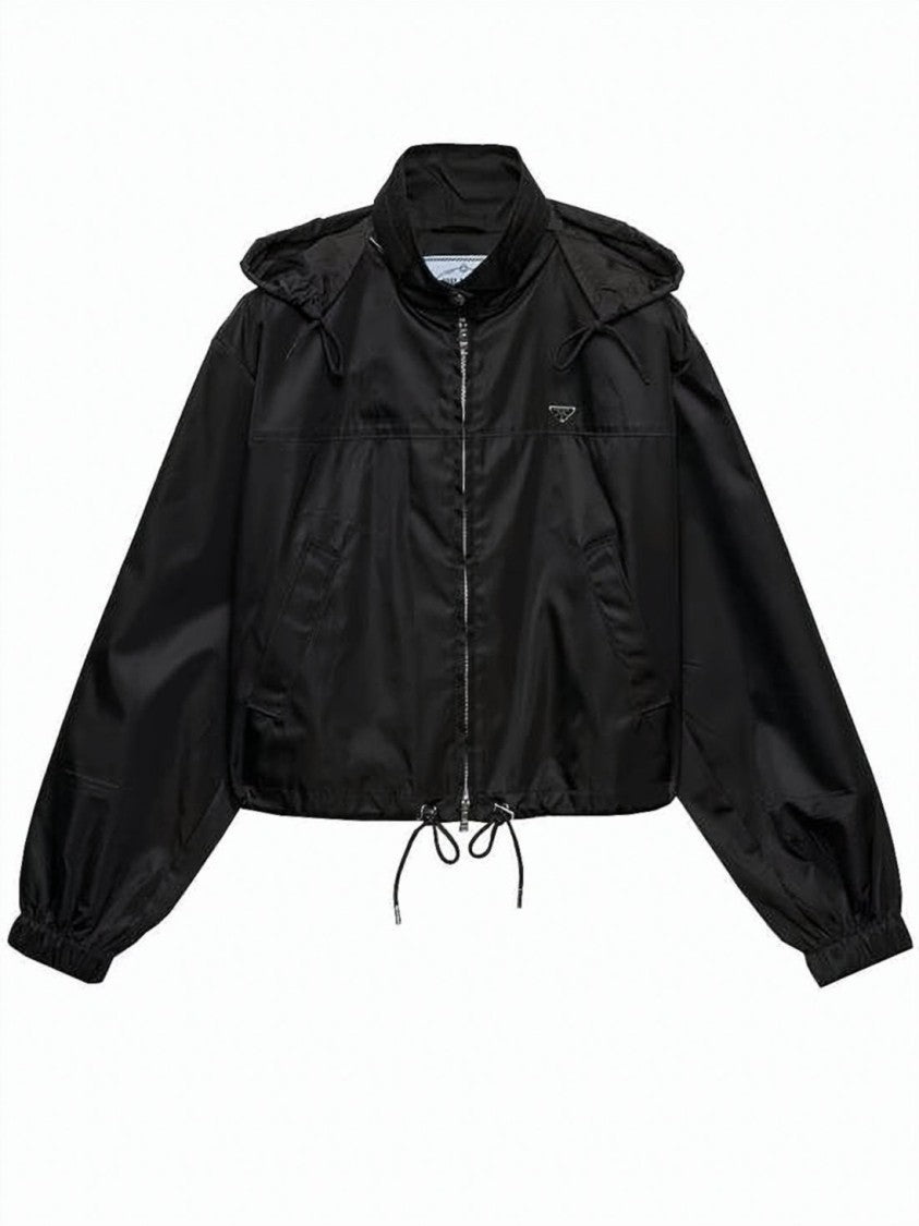 Prada Cropped Jacket With High Collar