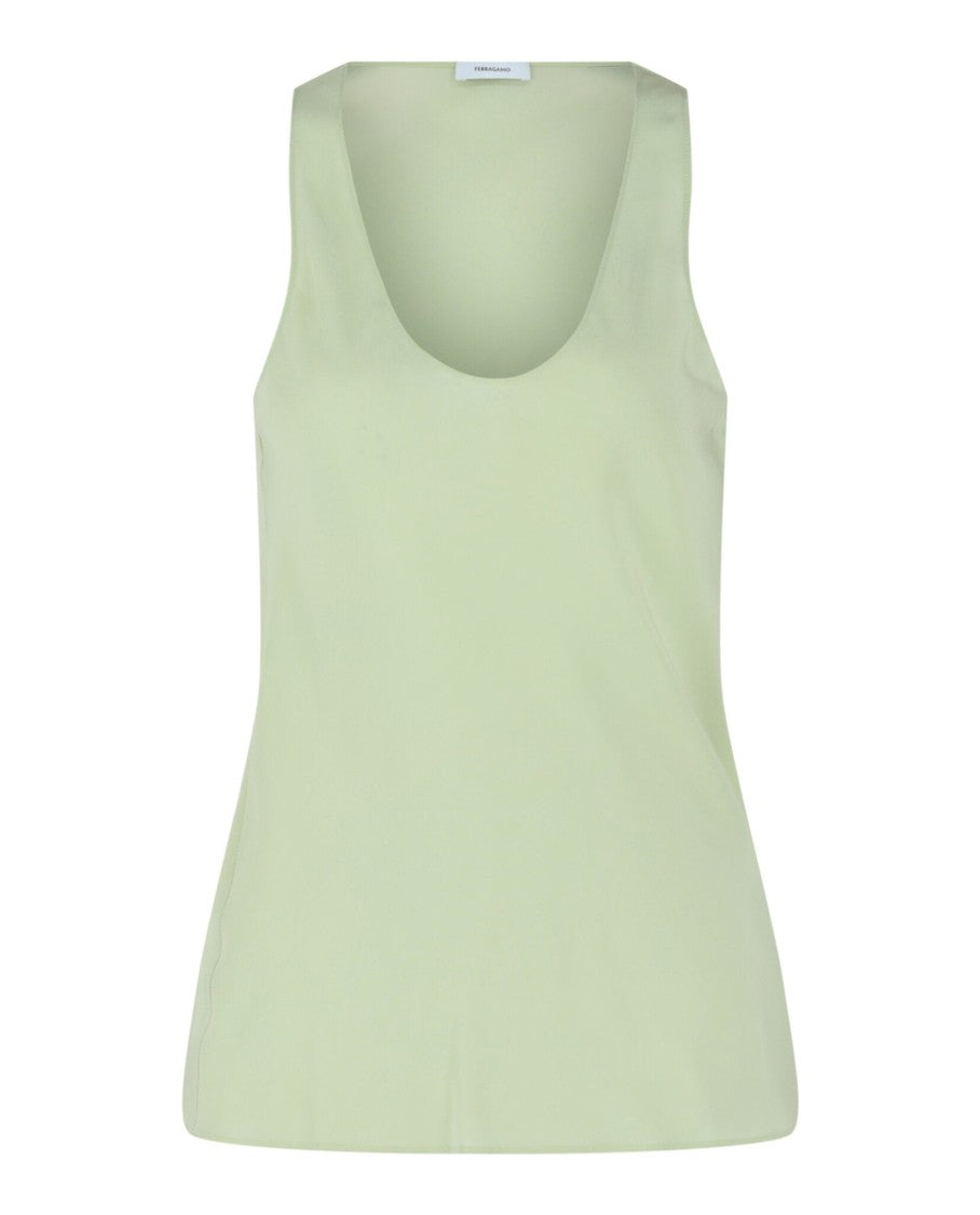 Ferragamo Silk Tank Top