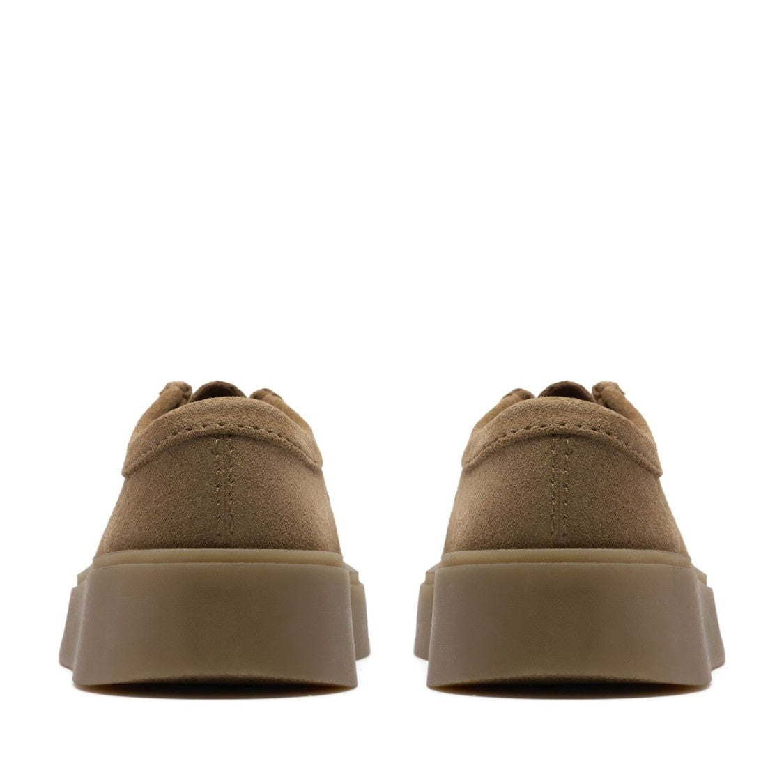 Clarks Torview W Brown Moccasin-Inspired Suede Sneakers