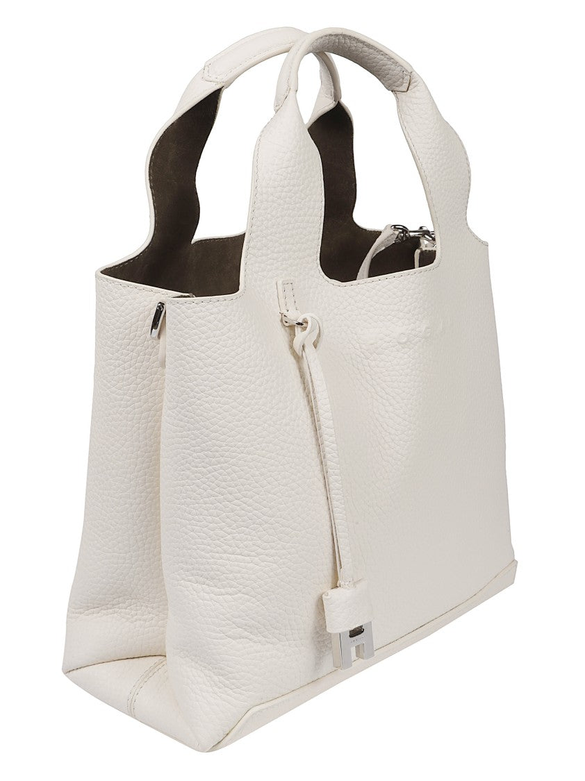 Hogan Small H01r Structured Calf Leather Tote Bag
