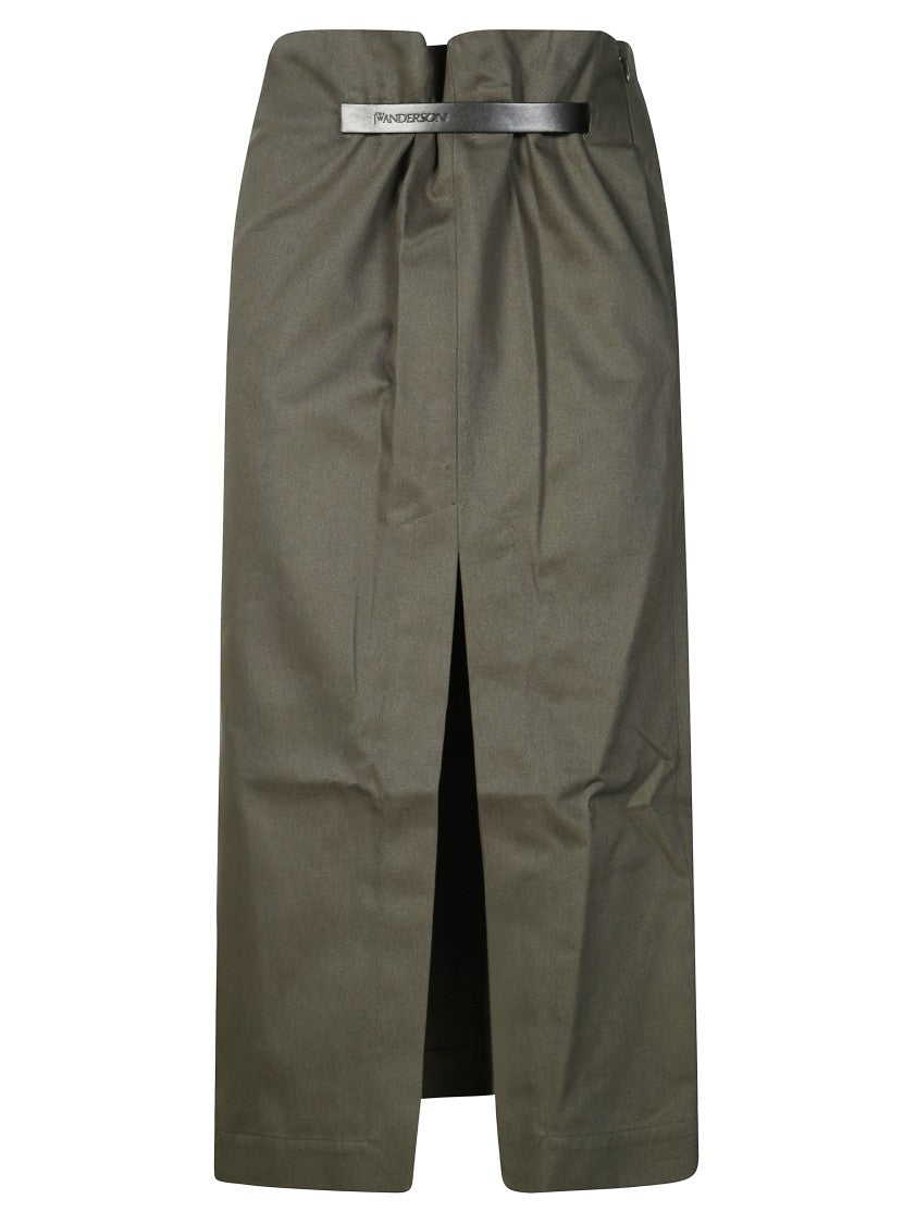 J. W. Anderson High-Slit Skirt With Strap Detail