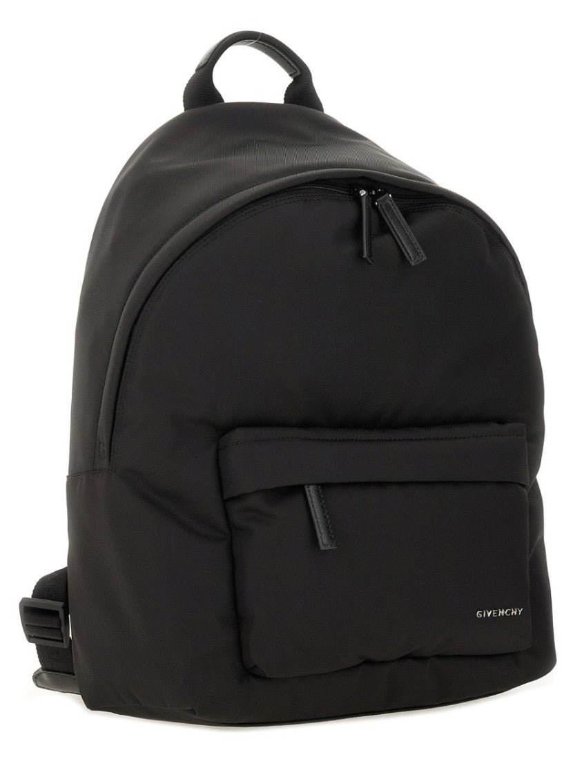 Givenchy Black Essential U Minimalist Polyamide Backpack