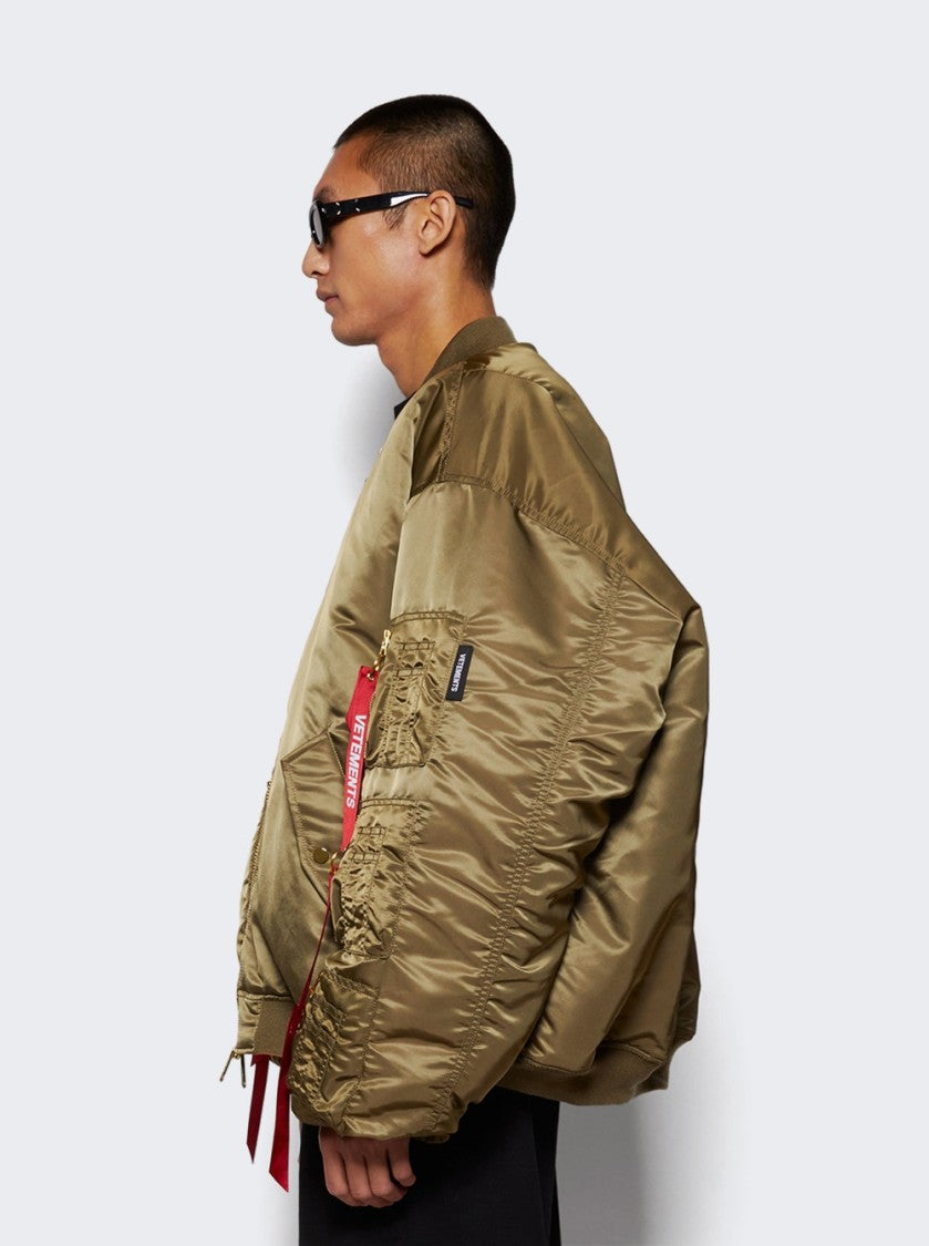Vetements Cargo Bomber Jacket Green