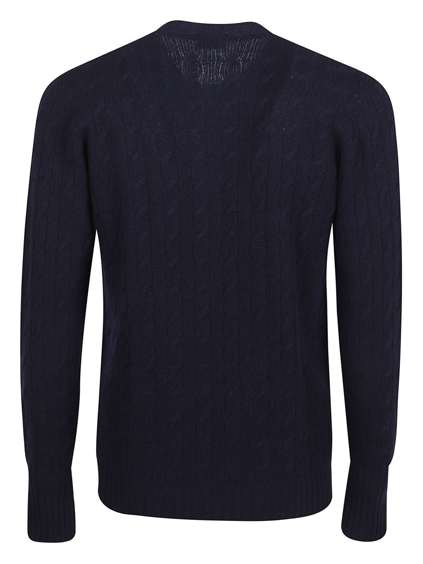 Drumohr Textured Cable Knit Sweater