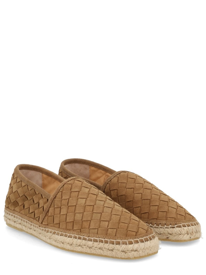 Castaner Porto Warm Brown Woven Loafers