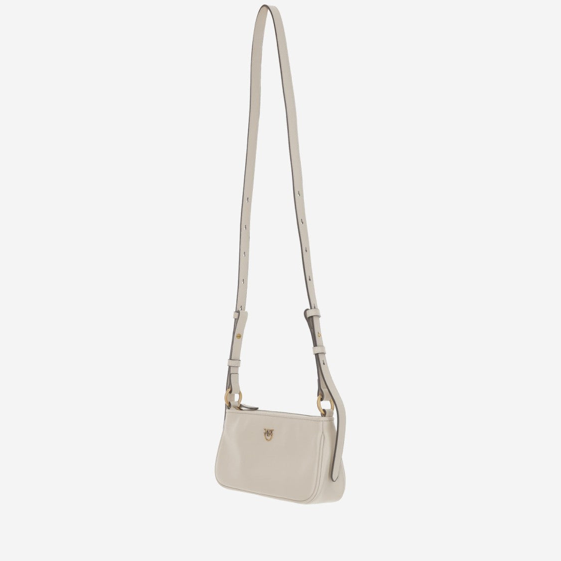 Pinko Mini Half Moon Baguette Leather Bag