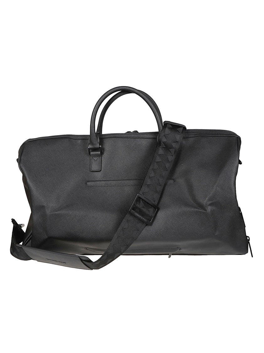 Sprayground Blacked Out Embossed Gold Tooth Pvc Duffle Bag