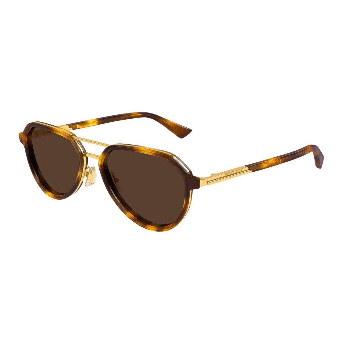 Bottega Veneta Bv1373s Tortoiseshell Acetate Sunglasses