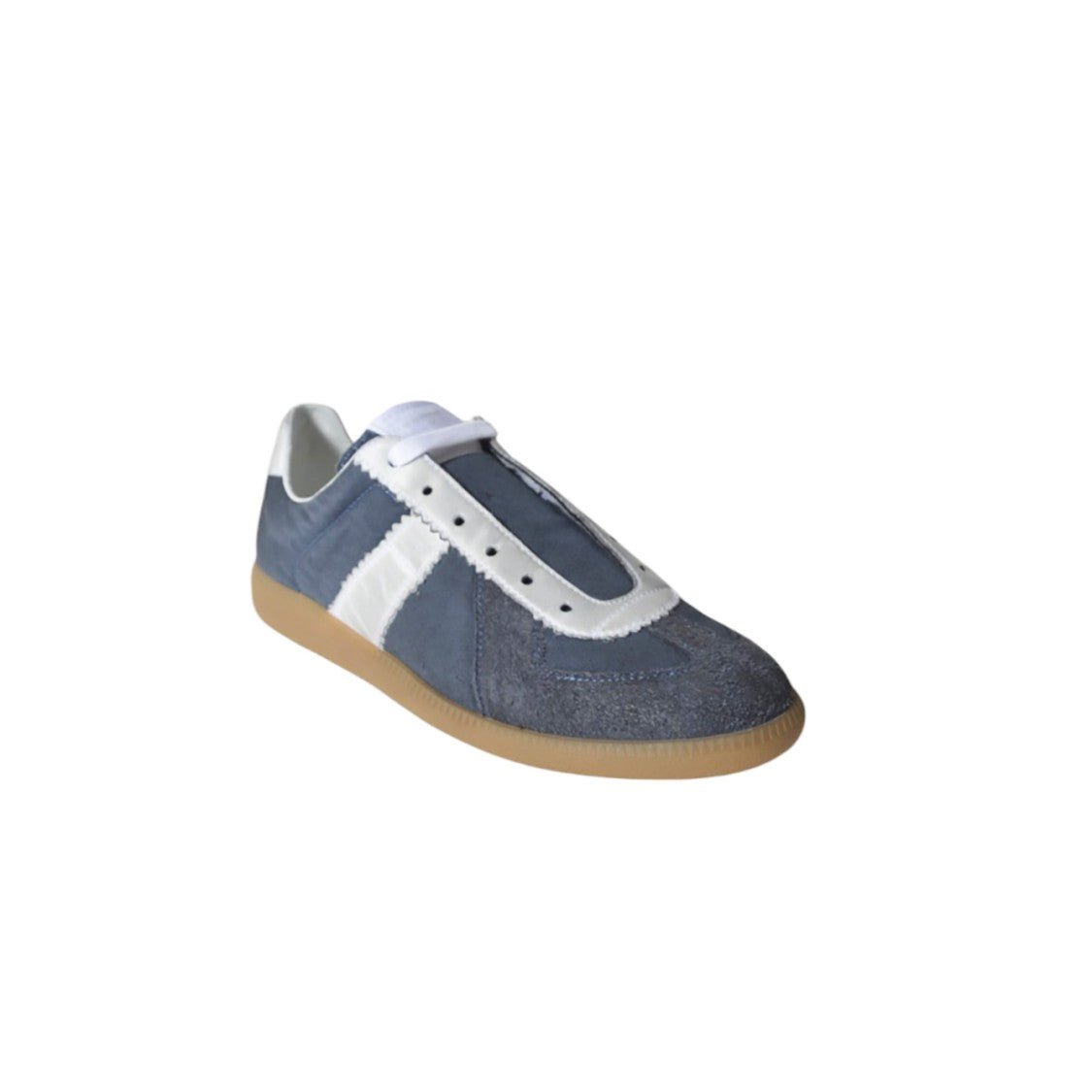 Maison Margiela Indigo Cotton Drill Replica Sneakers