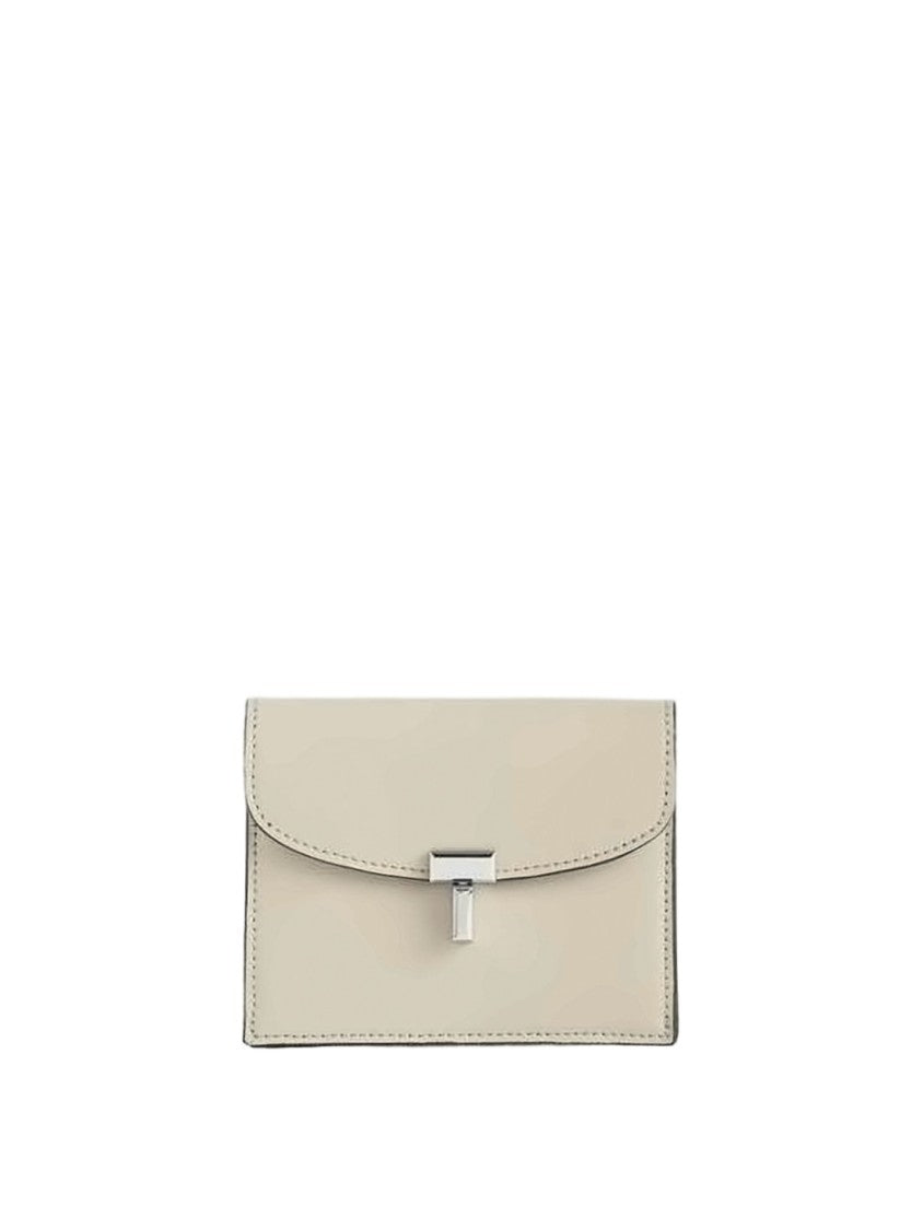 Totême Compact Rectangular Smooth Leather Wallet