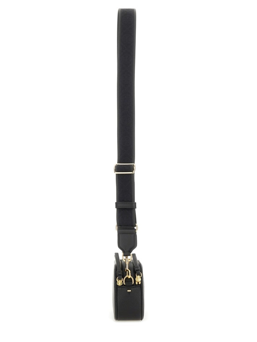 Tory Burch Miller Black Gold Hardware Leather Crossbody Bag