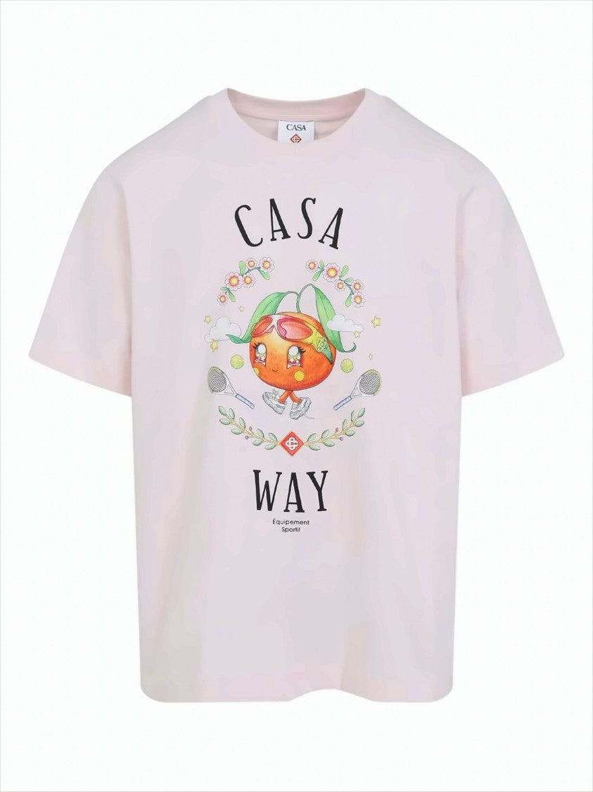 Casablanca Relaxed Fit Graphic T-Shirt