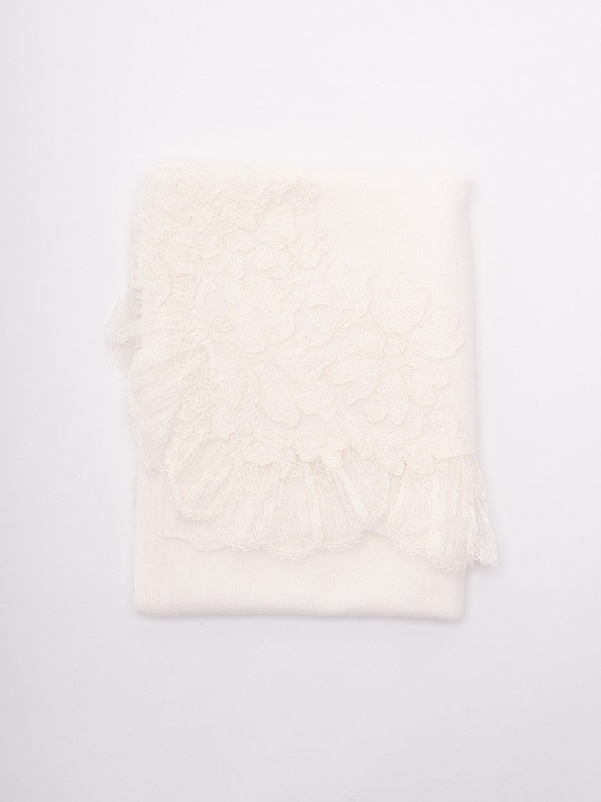 Ermanno Scervino 100% Cashmere Scarf With Refined Finish
