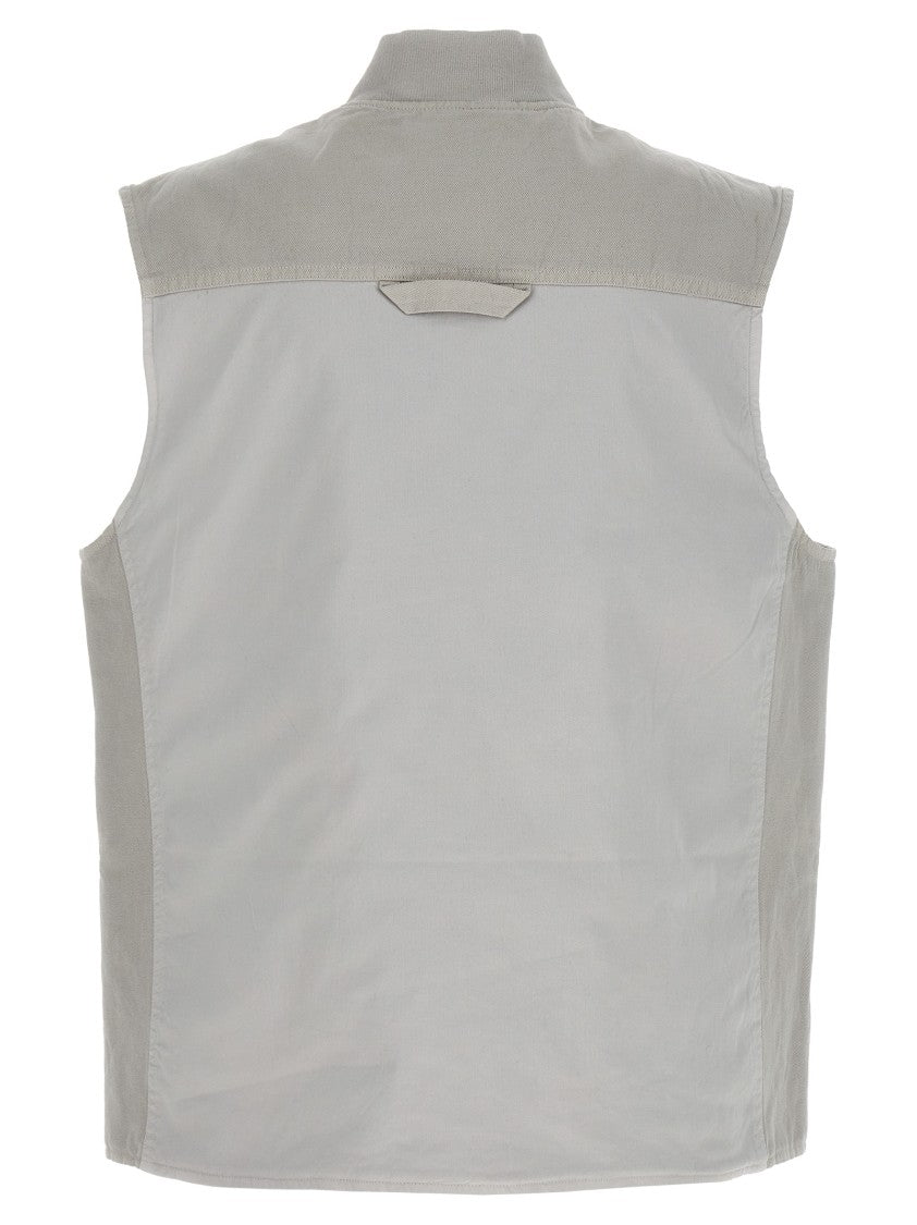 Objects Iv Life Cotton Canvas Vest With Functional Pockets