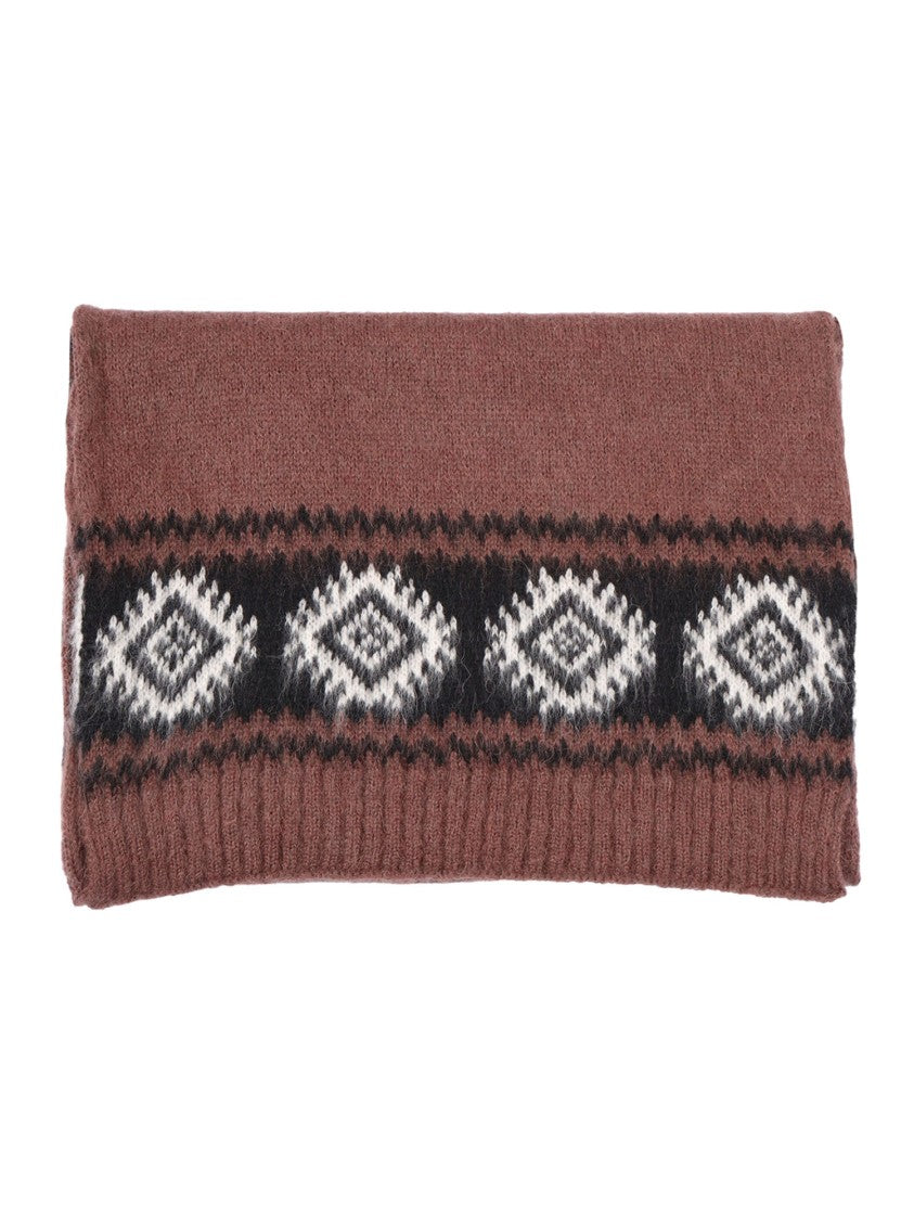Ermanno Scervino Ribbed Knit Scarf In Luxurious Blend Of Yarns