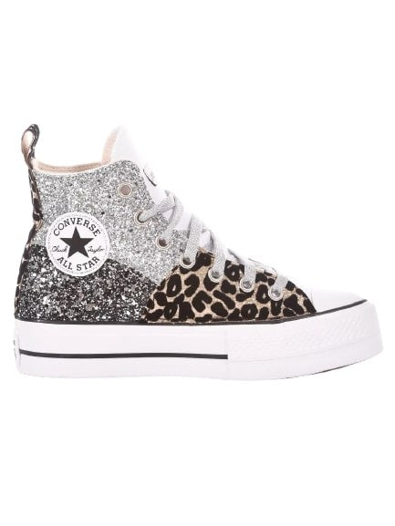 Converse Platform Silver, White, Black