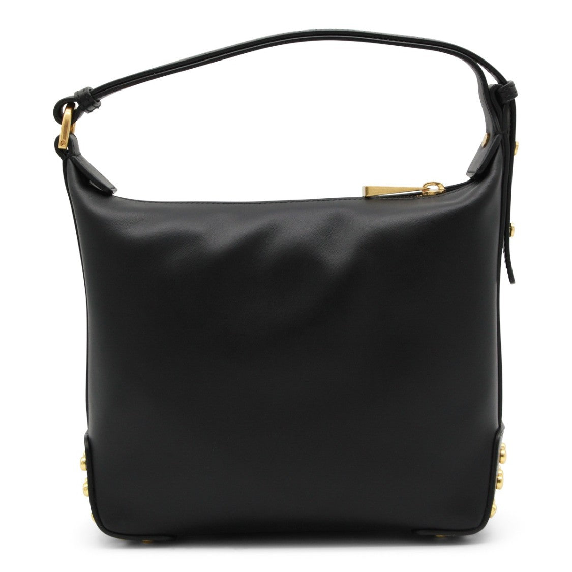 Tod's Black Metal Dots Gommino Leather Mini Shoulder Bag