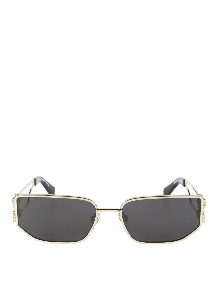 Off-White Gold Allen Metal Double Wire Sunglasses