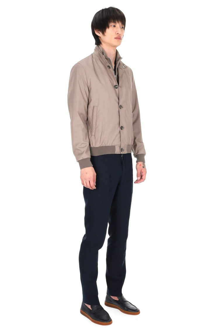 Moorer Bernie-Pum Stretch Technical Bomber Jacket