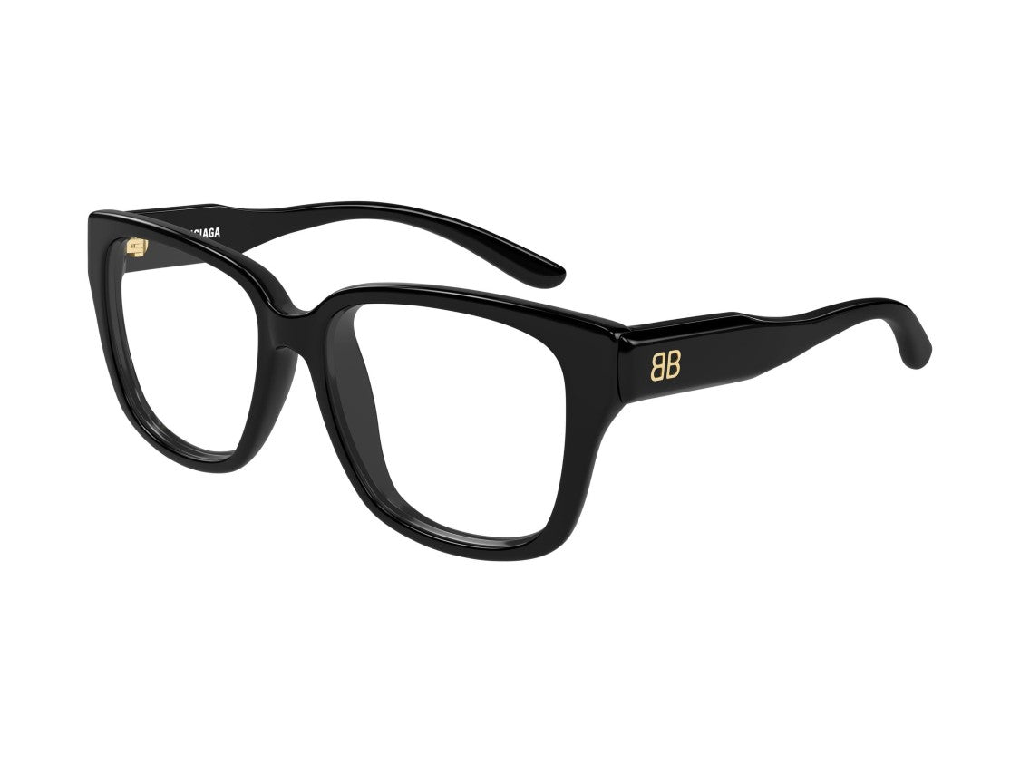 Balenciaga Bb0513o Black Oversized Square Acetate Sunglasses