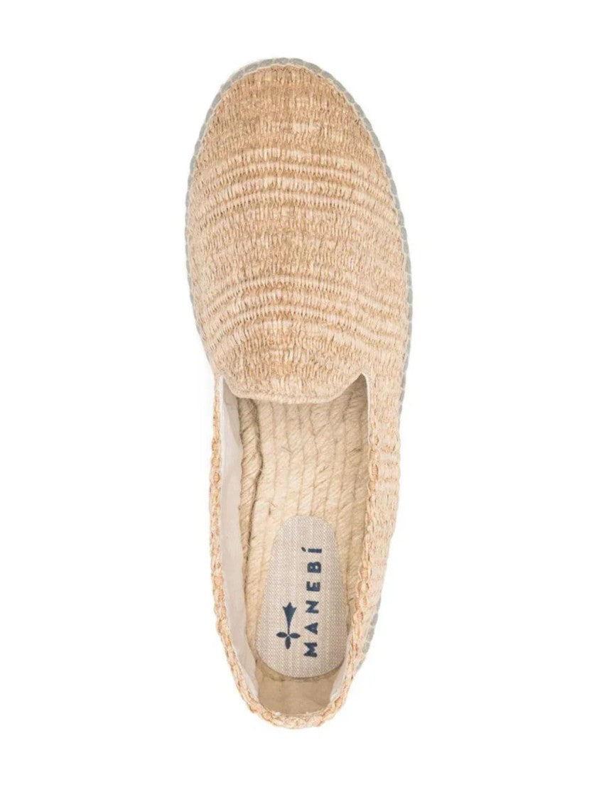 Manebi Woven Raffia Braided Jute Espadrilles