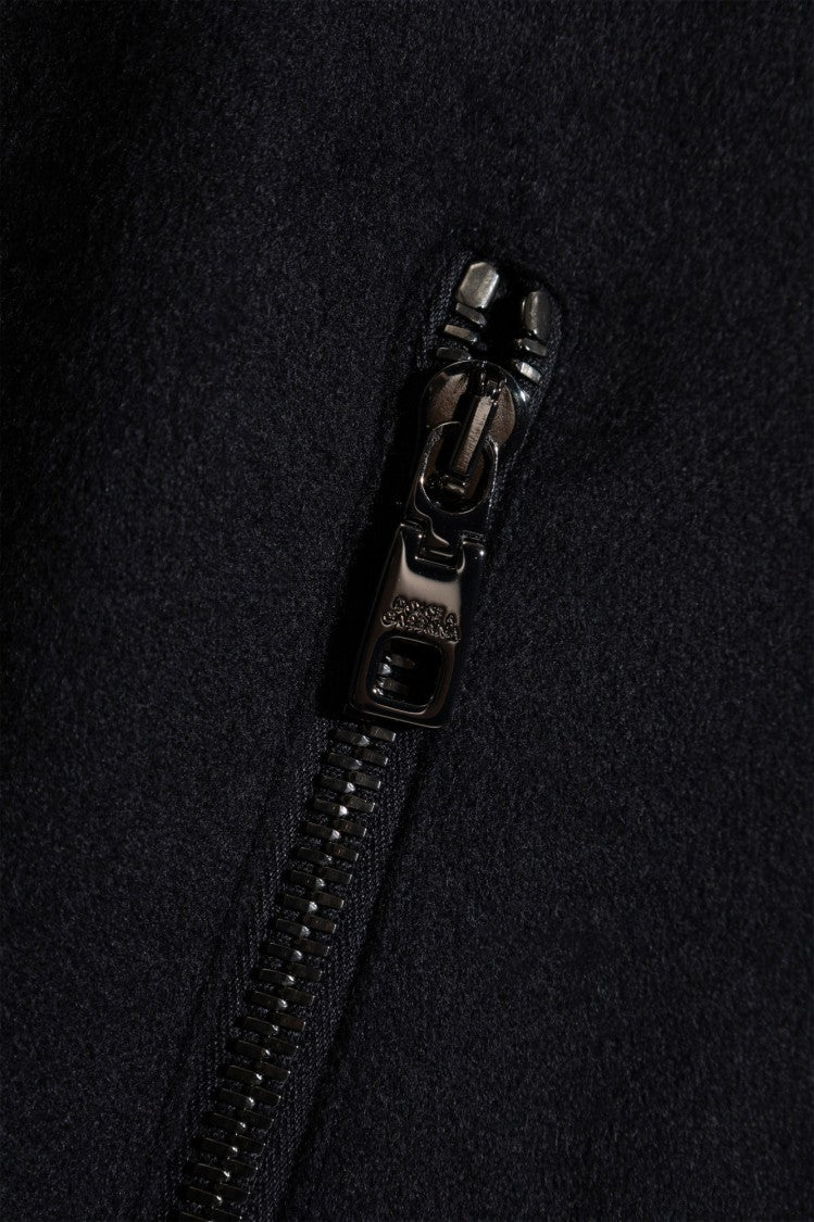 Dolce & Gabbana Navy Blue Cashmere Jacket