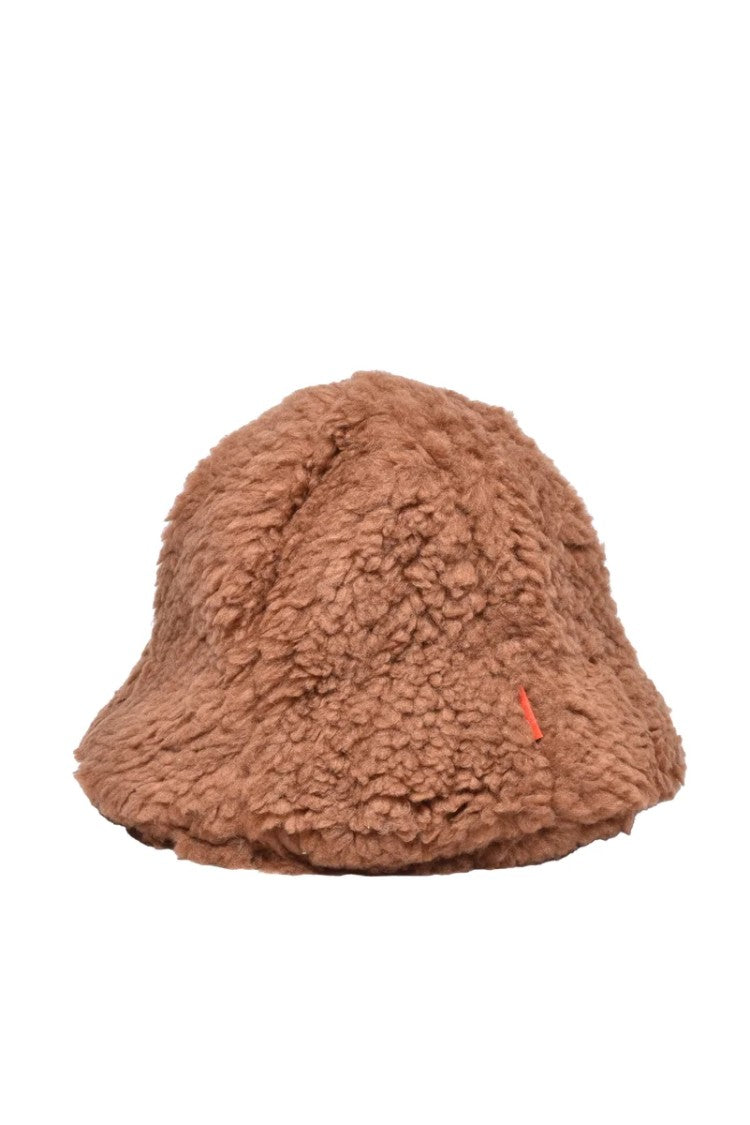 Sunnei Plush Hat - Brown