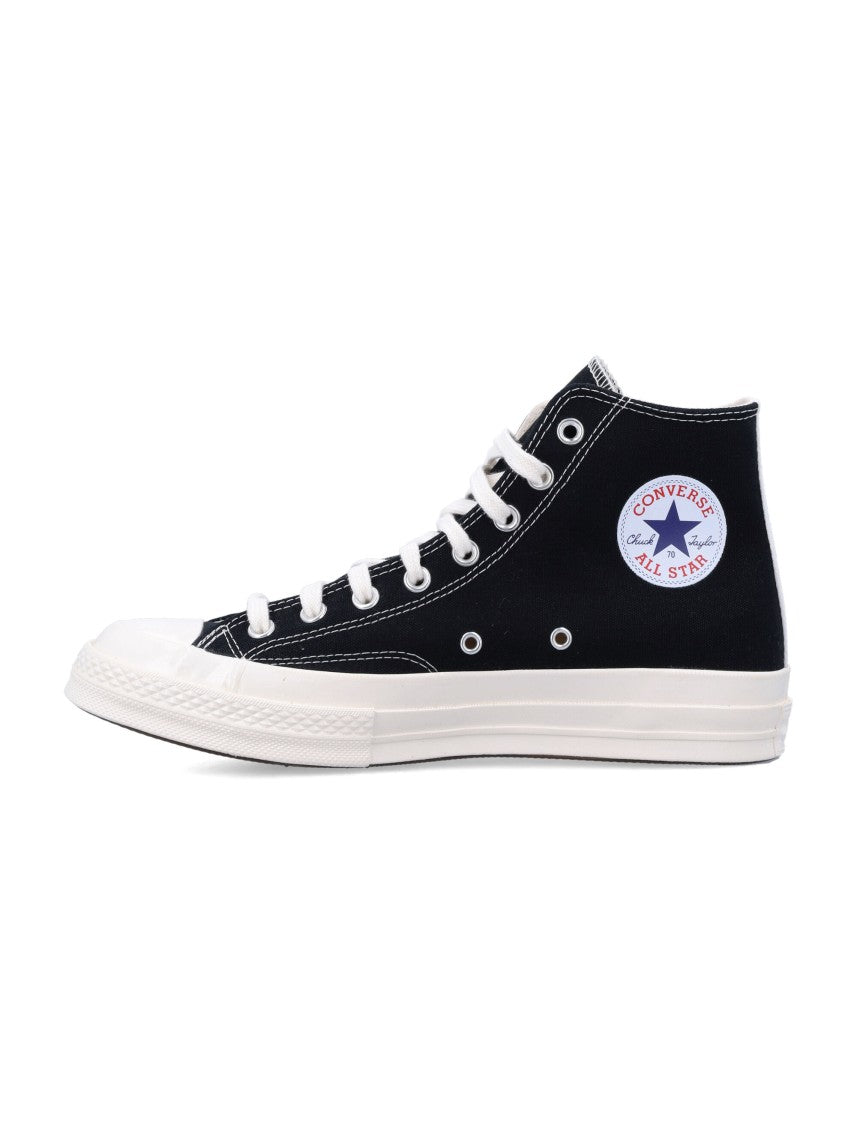 Comme Des Garçons X Converse Small Heart Hi Top Sneakers