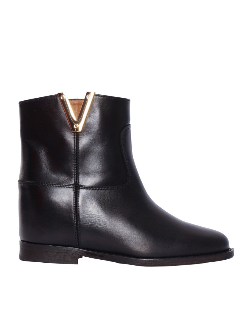 Via Roma 15 Ankle Boots With Pointed Toe