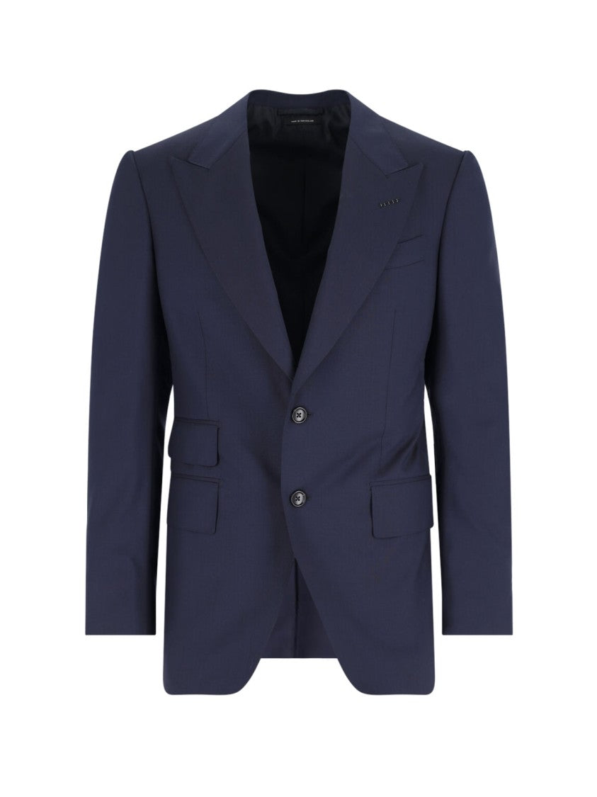 Tom Ford Navy Shelton Two Piece Wool Suit