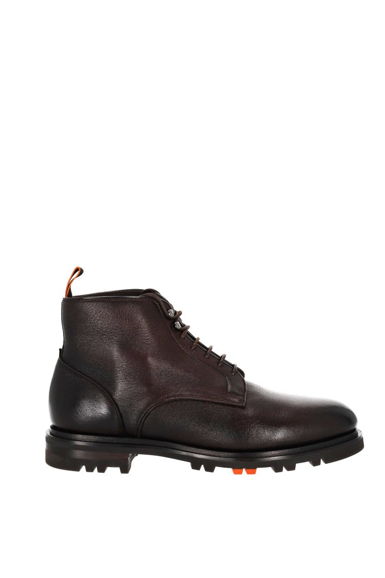 Santoni Deer Leather Polacchino Mod. Logan