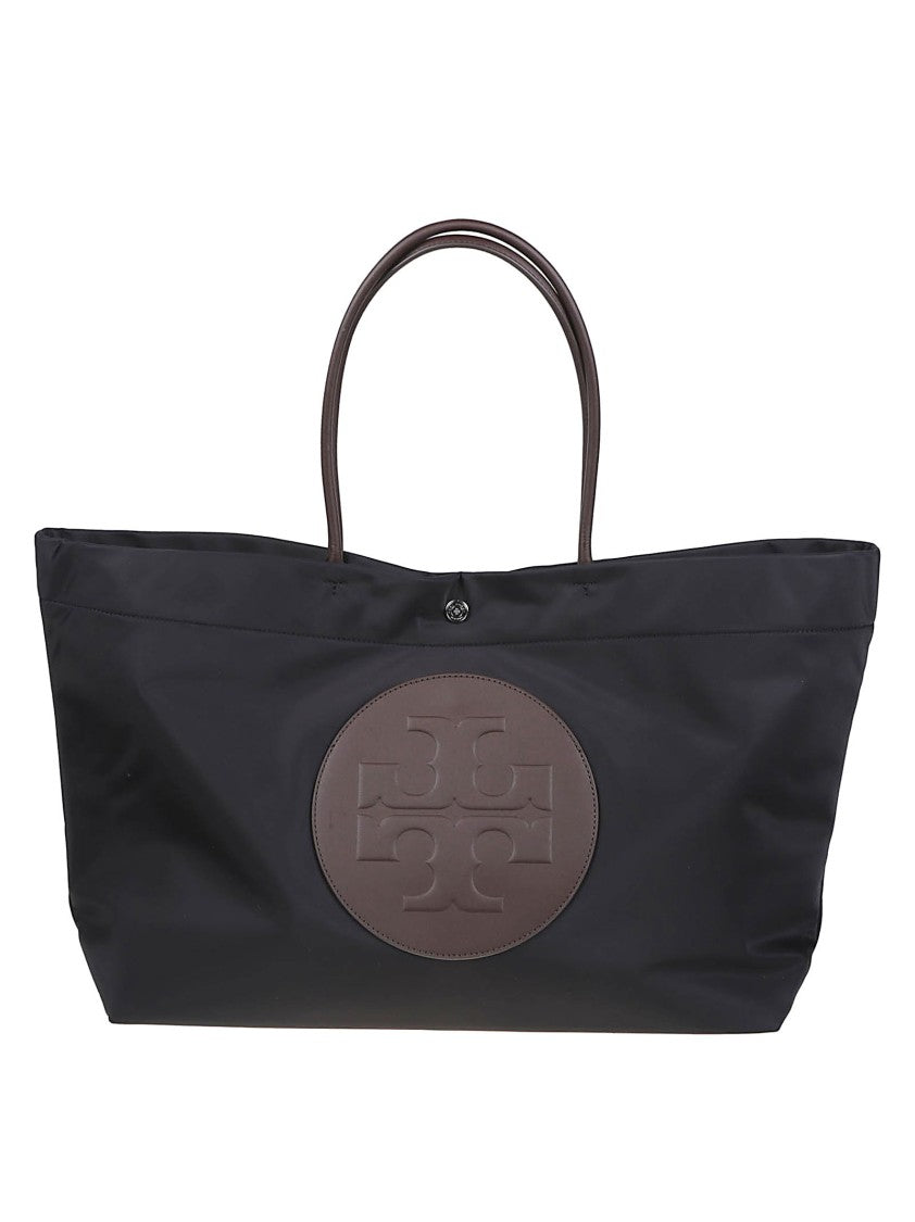 Tory Burch Ella Twist Polyamide Embossed Tote Bag