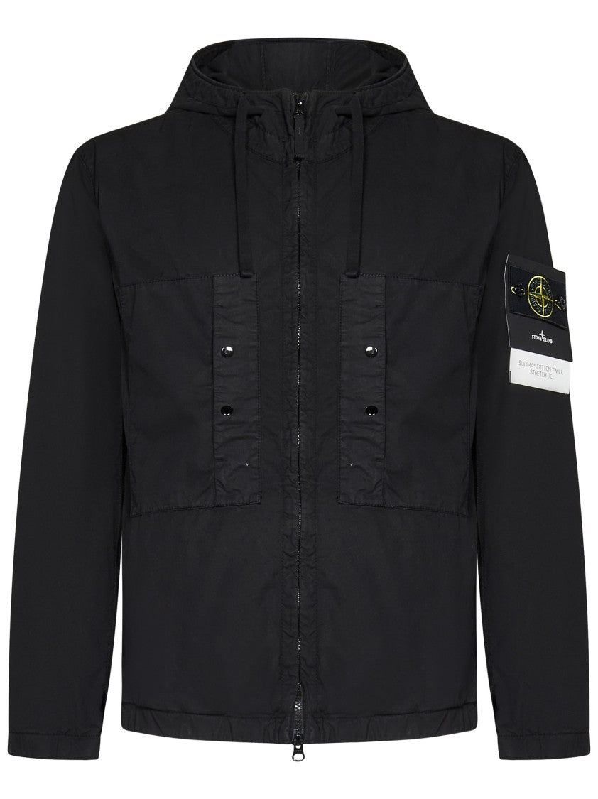 Stone Island Functional Black Parka With Hood