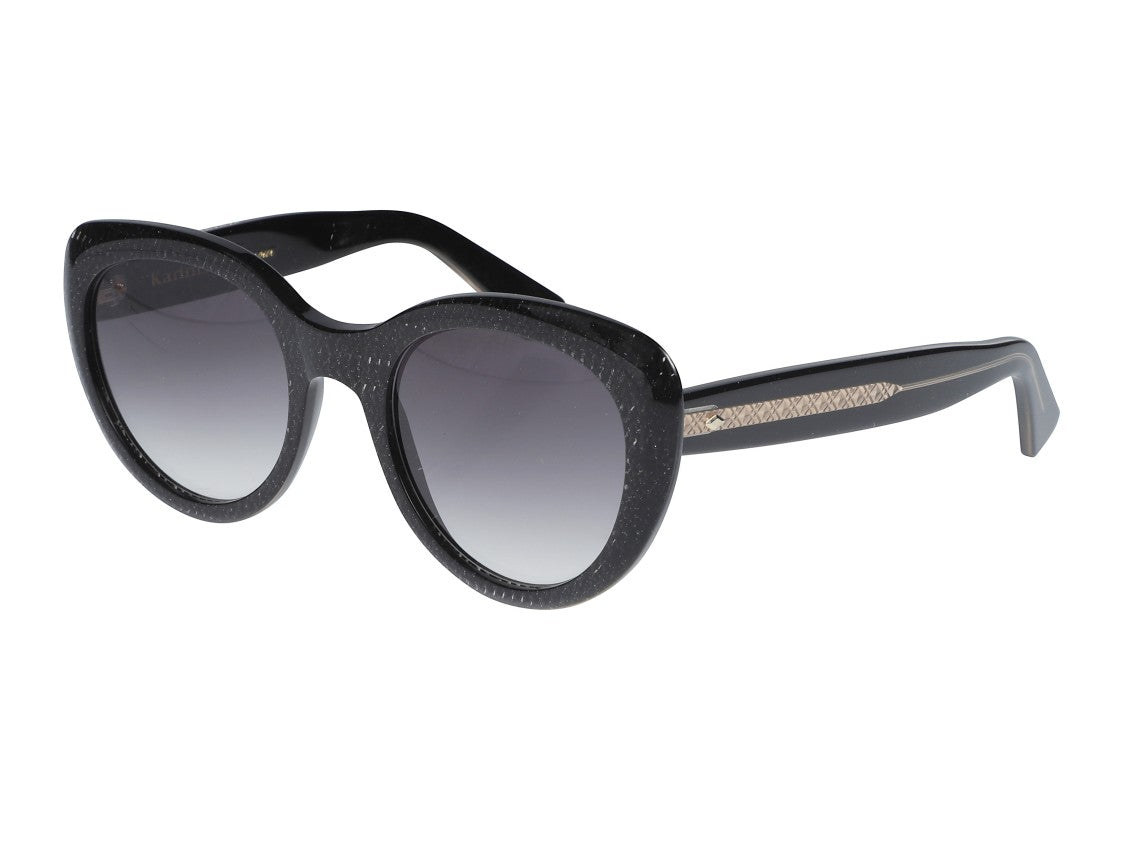Kador Sophia Glamour Gradient Oversized Round Sunglasses