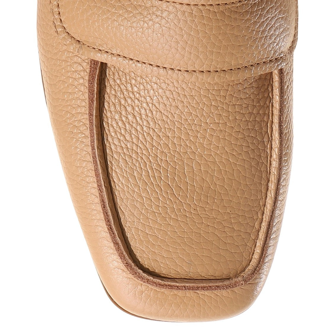 Högl Brown Perry Penny Strap Leather Loafers