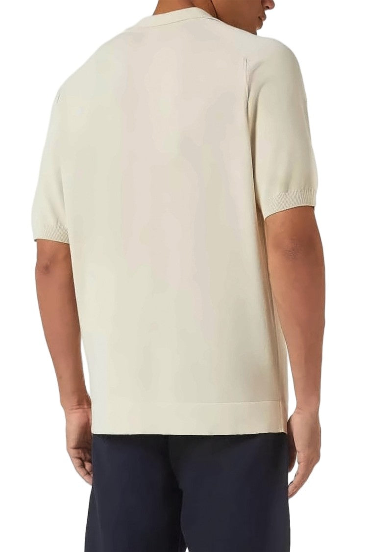 C.P. Company Minimalist Short-Sleeve Polo Shirt With Soft Knit Texture
