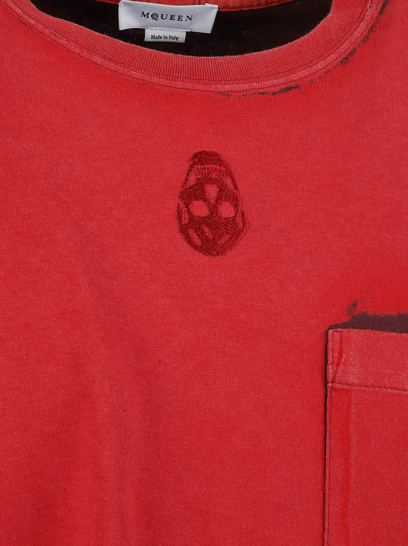 Alexander Mcqueen Oversized T-Shirt With Graphic Design