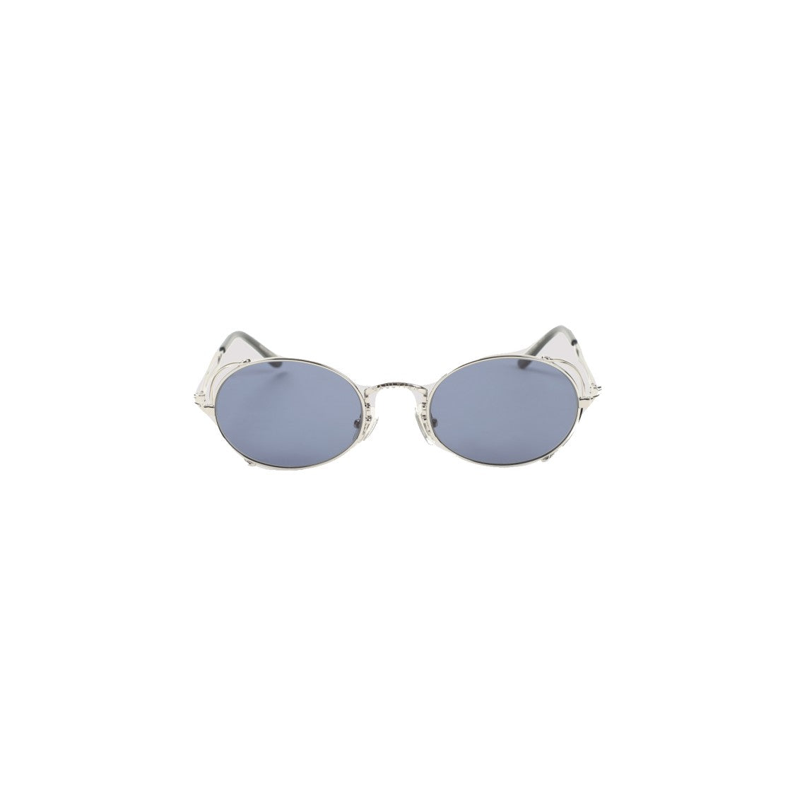 Jean Paul Gaultier Round Lens Sunglasses With Metallic Finish