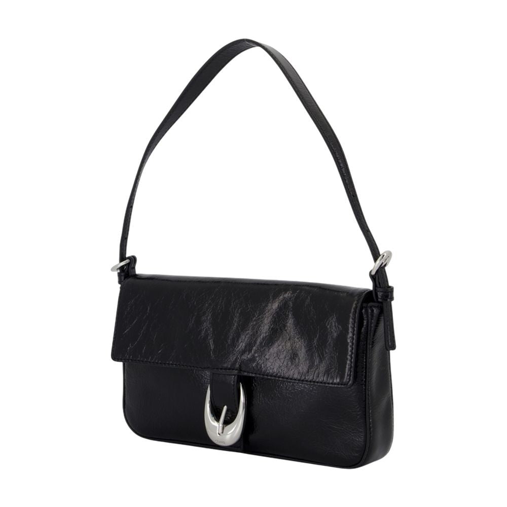 Staud Harlow Shoulder Bag - Leather - Black