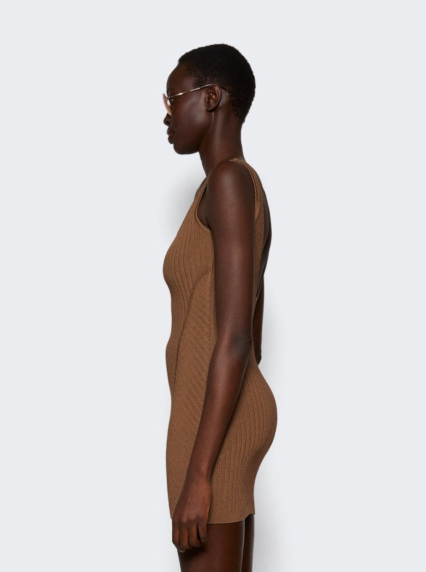 Jacquemus Sierra Mini Dress Beige