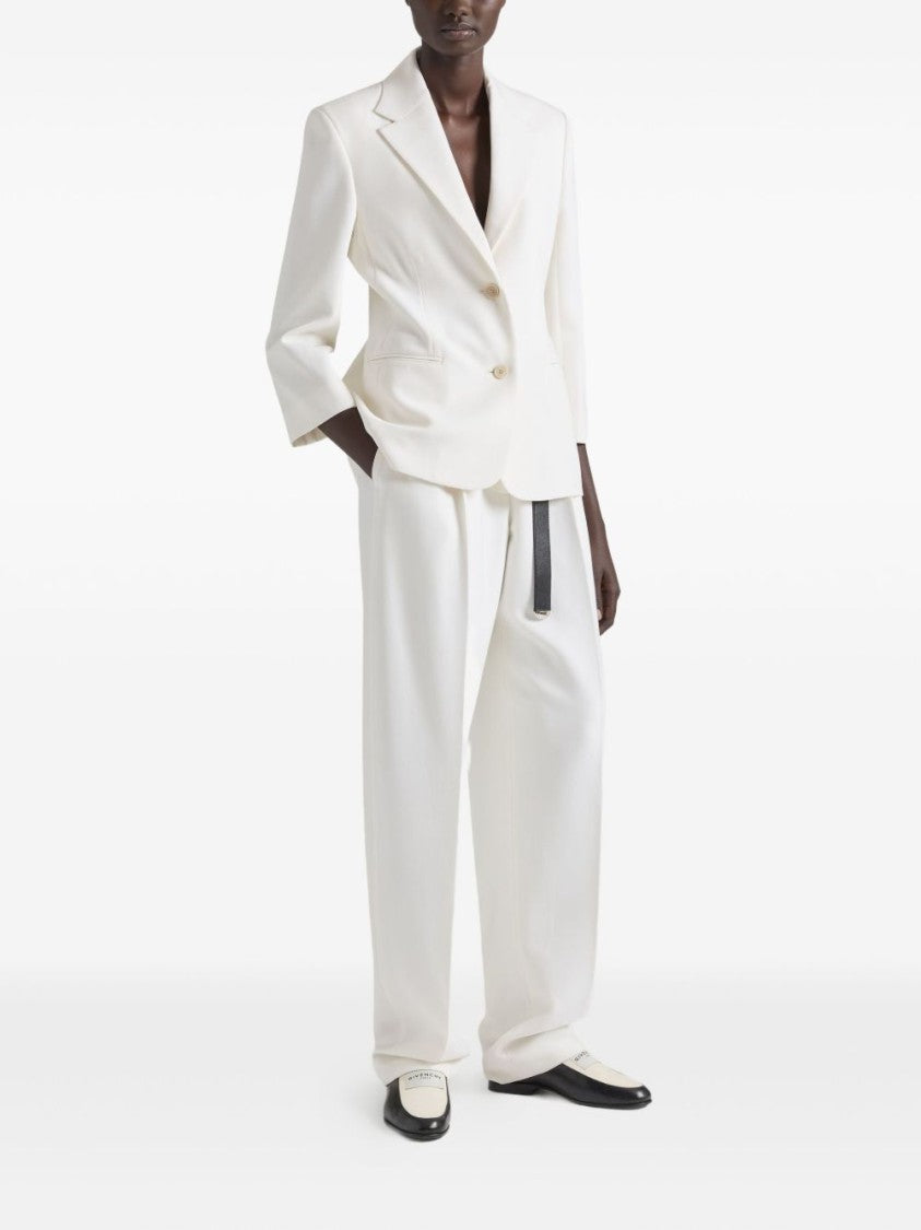 Givenchy Double Pleat Pants In Wool