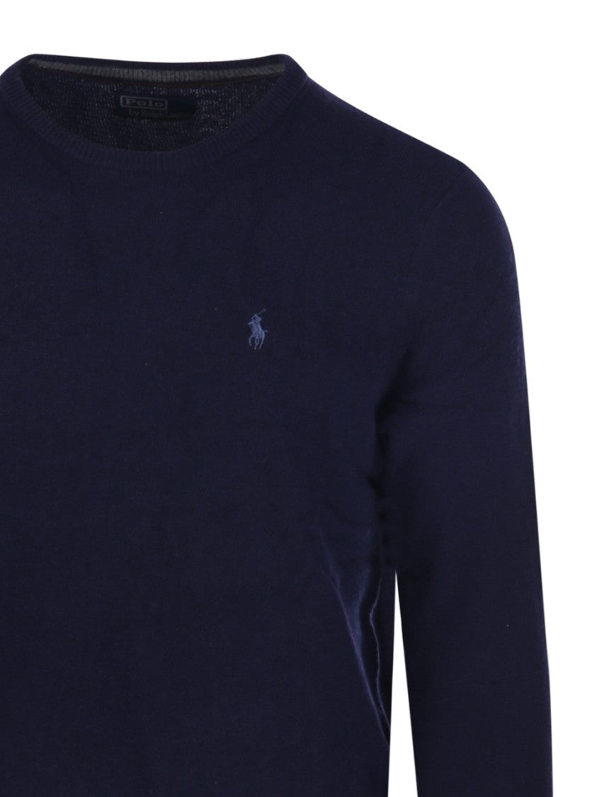 Polo Ralph Lauren Fitted Round Neck Wool Sweater