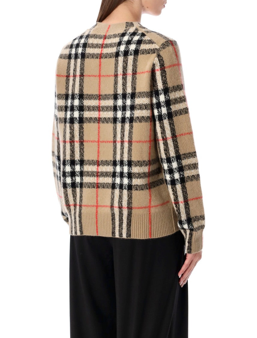 Burberry Costance Knit Check Sweater