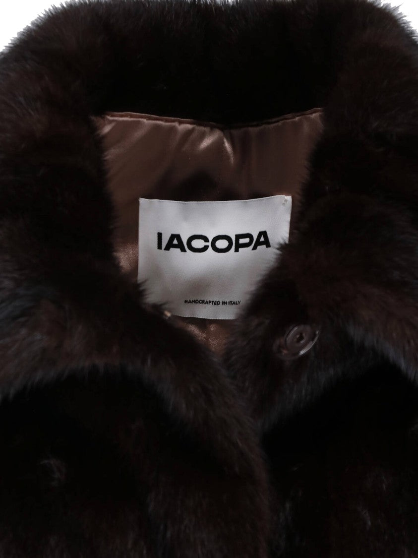 Iacopa Clea Wide Collar Mink Fur Jacket