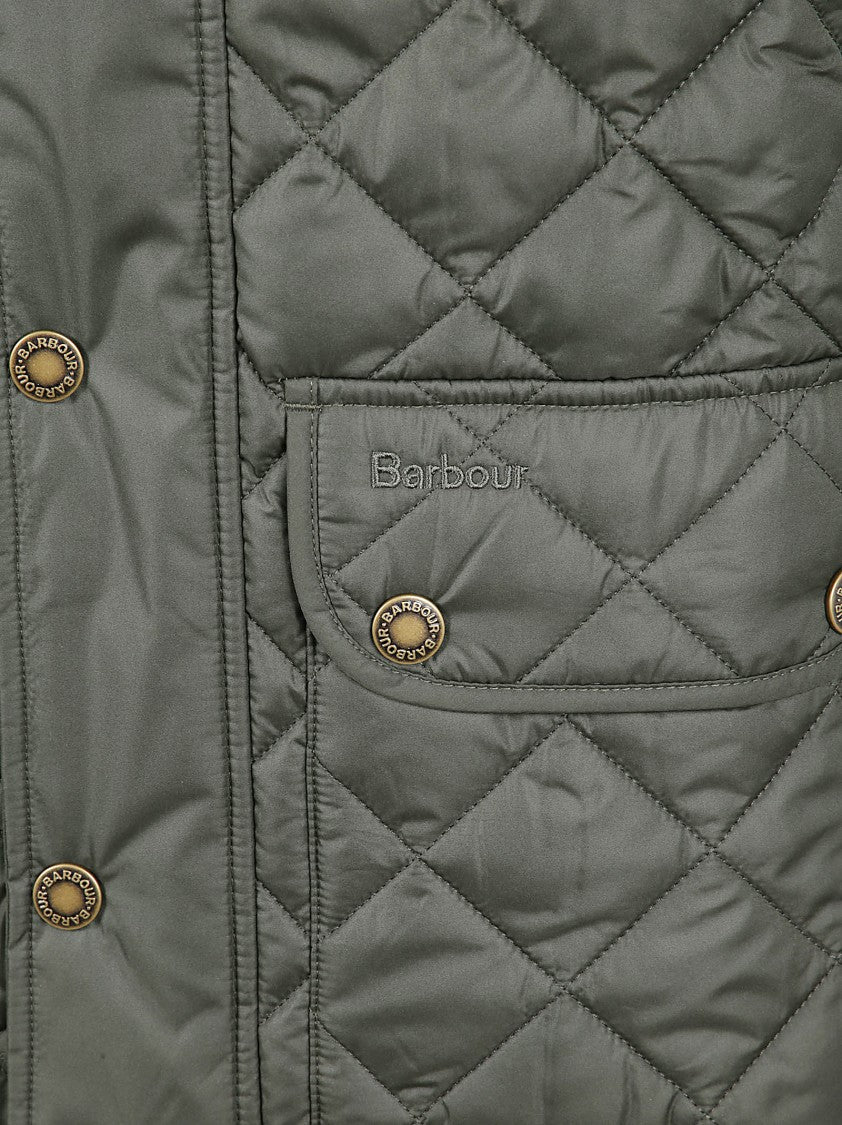 Barbour Quilted Casual Jacket With Stand-Up Collar